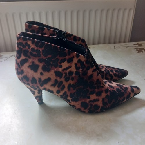 Next leopard bootee heels - next,