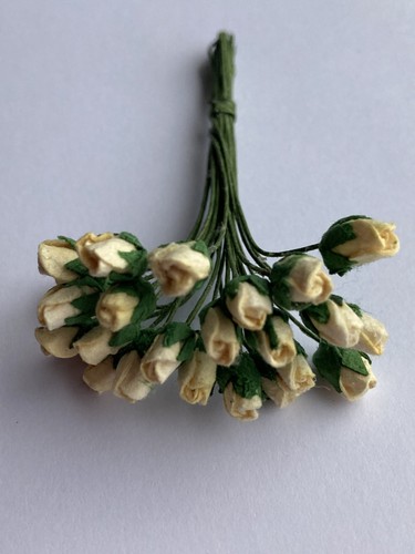 Mulberry paper rose buds - (r2),