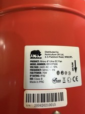 Rhino 8 Inline Duct Fan Hydroponics Grow Tent