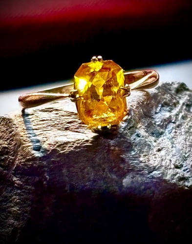 Antique 9ct gold lemon - antique,
