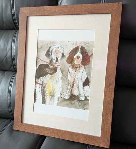 Dog print frame excellent - print,