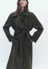 ZARA ZW COLLECTION BROWN WOOL