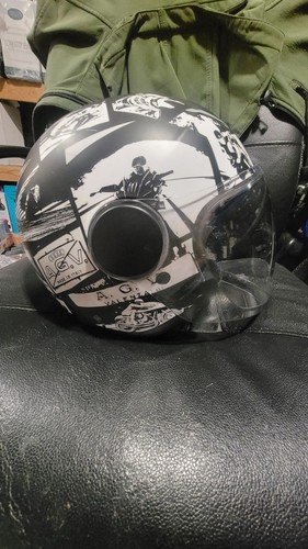 Motorcycle helmets open face - motorcycle,