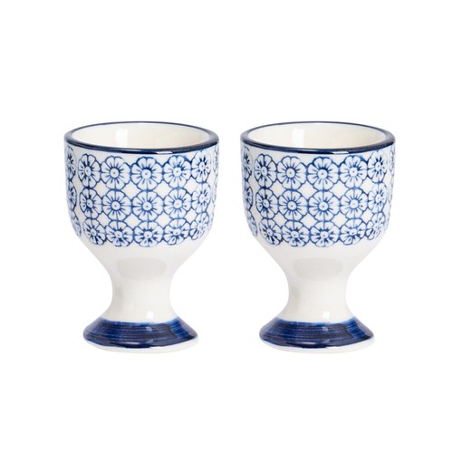 Hand printed egg cups - egg,