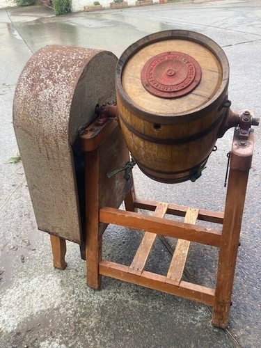 Antique lister butter - r.a,