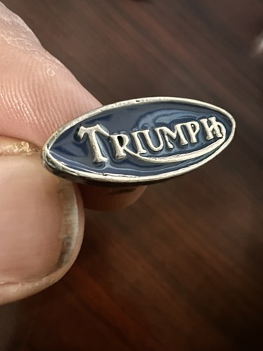 Triumph motorcycle badge pin - motorcycle,