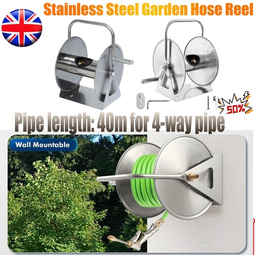 Stainless steel hose reel - stainless,