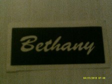 Personalised word / name