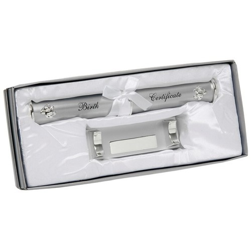 Silver plated birth - silver,