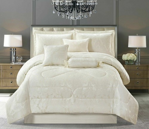 Quilted bedspread cream - quilted,