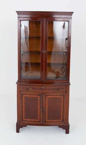 Sheraton library bookcase bow - sheraton,