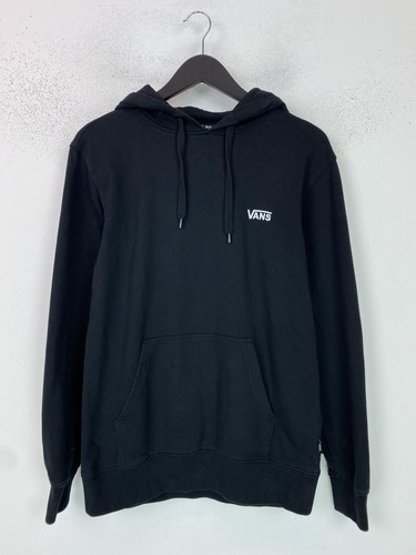 Vans black plain hoodie - black,
