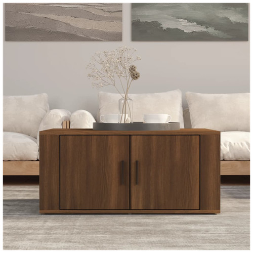 Coffee table brown oak - coffee,