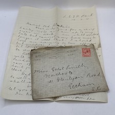 WW1 1915 Handwritten Letter