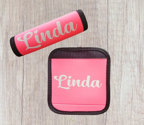 Personalised luggage handle - personalised,