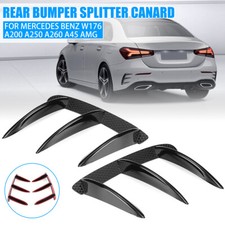 Pair Rear Bumper Splitter