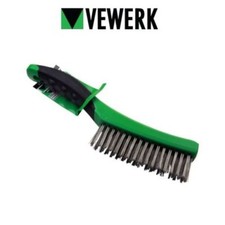VEWERK Soft Grip Stainless Steel Wire Brush 260mm X 1 7011
