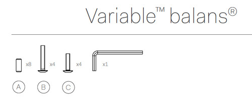 Varier variable balans screws - varier,