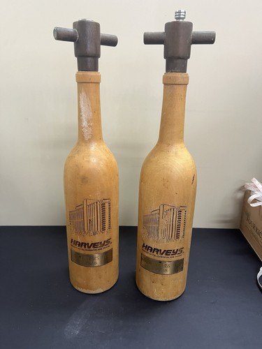Vintage wooden wine bottle - wooden,