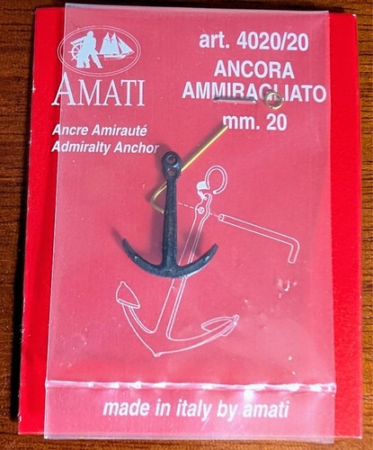 Amati admiralty anchor - anchor, 20mm