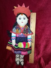 Vintage Peruvian Cloth Doll -