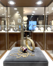 Amethyst Jewelry Set Faberge