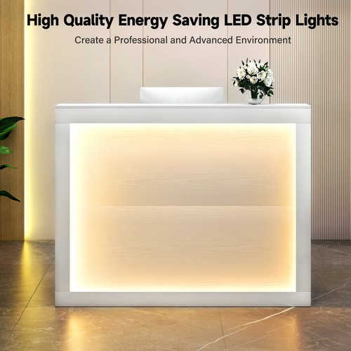 Modern led light reception - modern, 55"