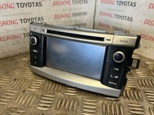 TOYOTA VERSO 2013-2018 SAT NAV MULTIMEDIA STEREO CD RADIO HEAD UNIT 86140-0F060