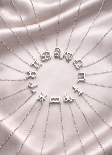 Zodiac sign charm pendant - zodiac,