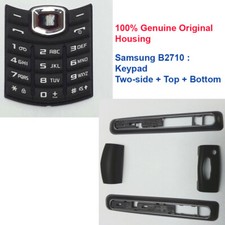 100% Genuine Original Samsung B2710 Keypad, Two Side+Top+Bottom Fascia Housing