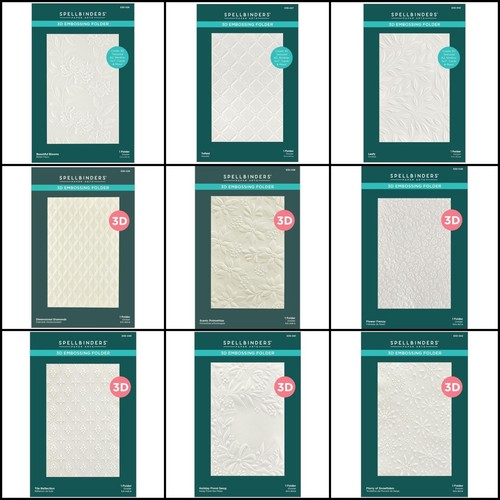 Spellbinders embossing - 3d,