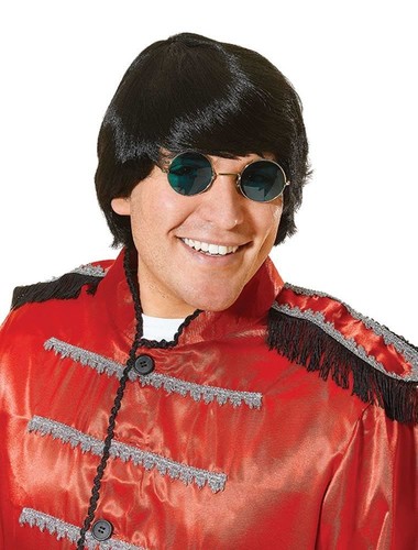 60s beatles black wig - 60s,