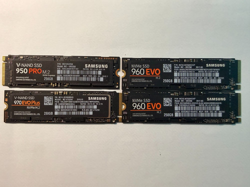 Job lot 256 250gb - lot, nvme