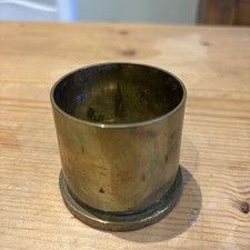 Vintage brass artillery shell