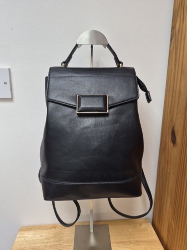 Bessie black faux leather - bessie,