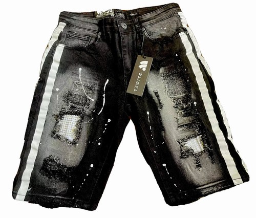 Waimea distressed black white - distressed,