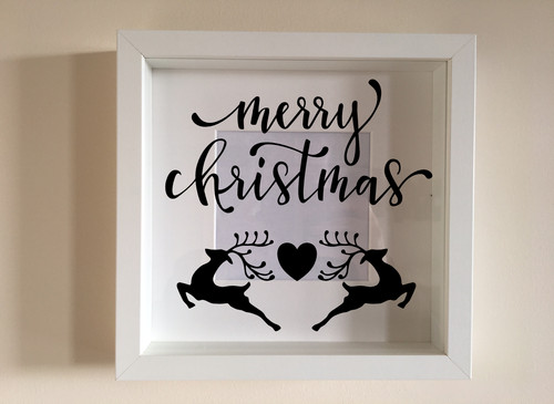 Box frame vinyl decal - box, sticker