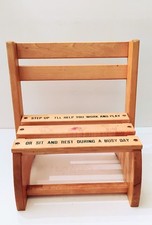 Children's Wooden Chair Step