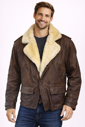 Adventure bound leather bomber - bound,