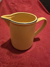 Vintage Yellow Ceramic Jug
