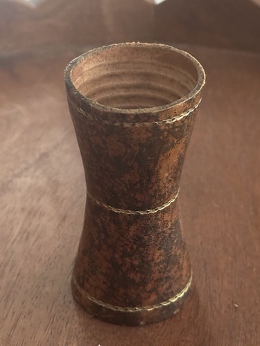 Vintage dice shaker cup with
