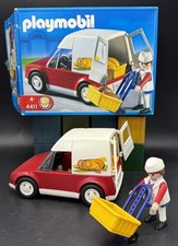 Playmobil City Life 4411 Bakery Delivery Car Van complete Boxed VINTAGE 1988