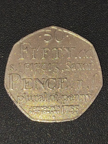 2005 johnsons dictionary 50p - johnsons,
