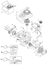 Mountfield rs100 engine parts - rs100,