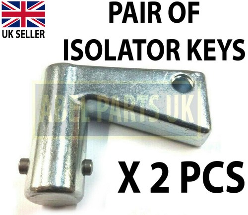 Isolator keys for jcb 2pcs - isolator,