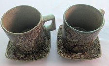 SURREY CERAMICS BROWN PAISLEY