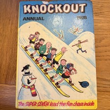 Knockout Annual 1978 – The Super Seven Comic – Good Condition