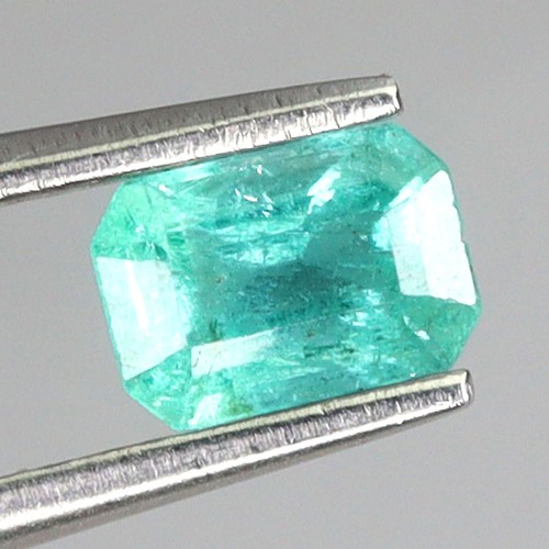 Emerald cut natural - emerald, unheated