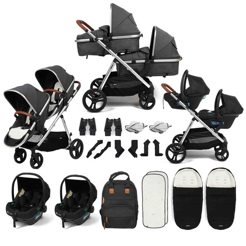 Double twin pushchair - double,