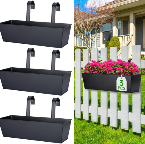 Piece railing planter box - railing,
